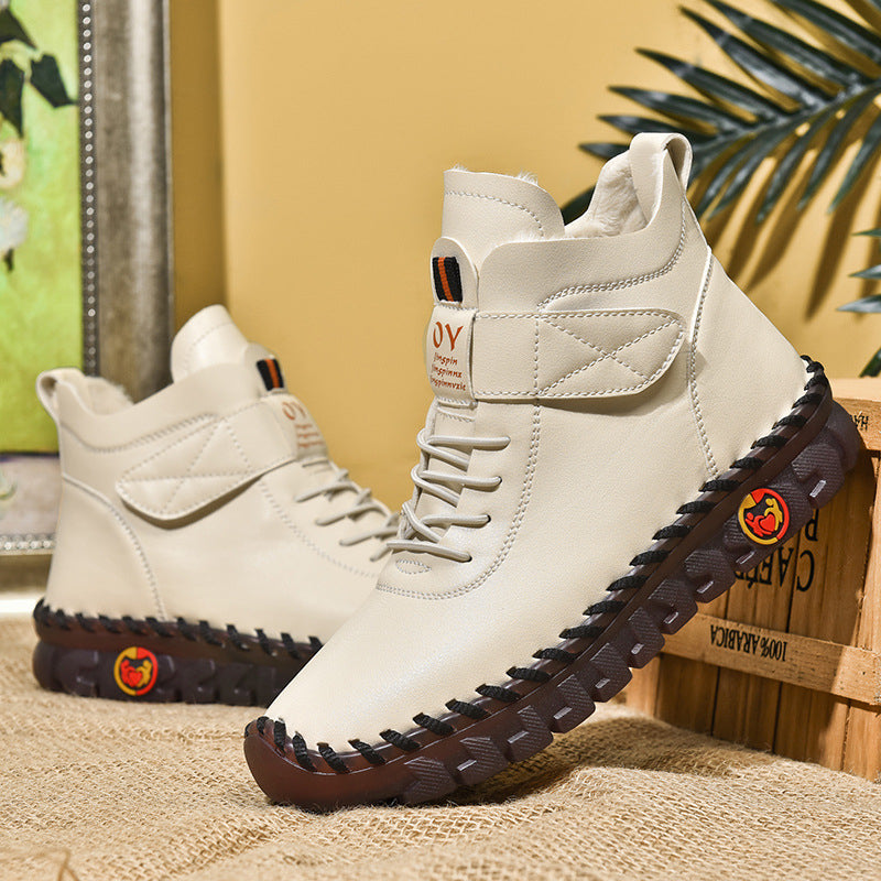 Chaussures En Cuir Confortables Pour Longues Journees