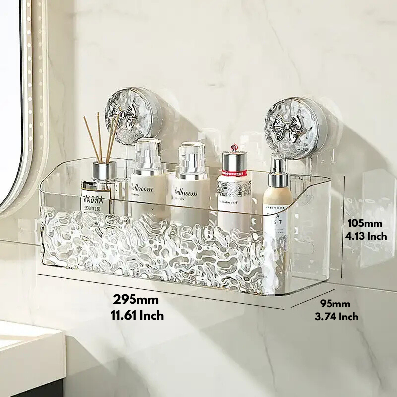 Grand modèle : 29,5 × 9,5 × 10,5 cm, pour flacons et produits de soin