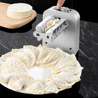 Machine à raviolis électrique et assiette de raviolis maison plissés