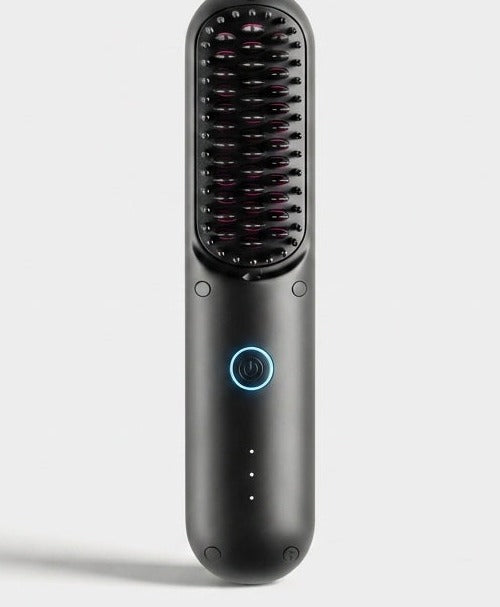 Brosse lissante chauffante sans fil Lissoa noire
